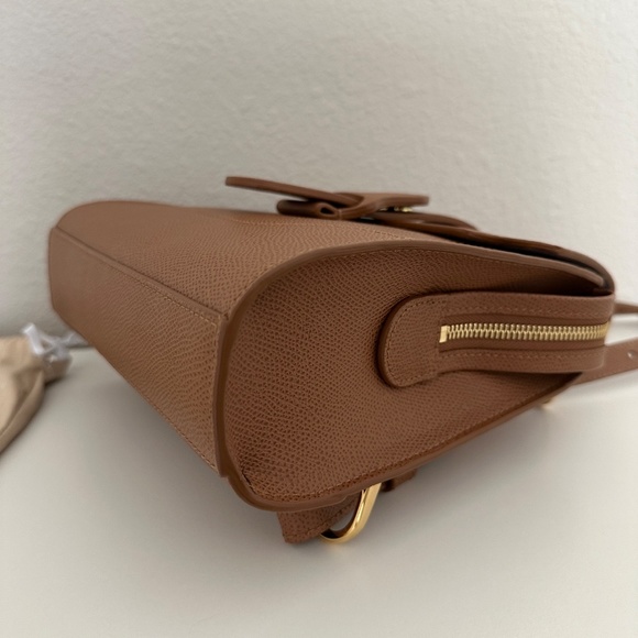 SOLD Senreve Alunna Bag + Statement Strap | Chestnut Pebbled leather - Picture 5 of 9